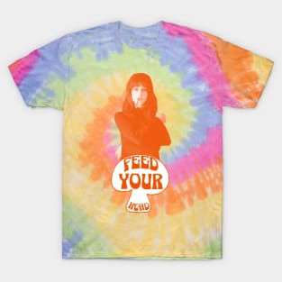 Feed Your Head (Orange and White) T-Shirt